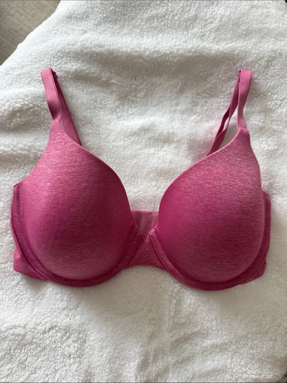 Victoria's Secret Heathered Magenta T-Shirt Bra